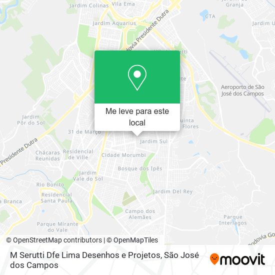 M Serutti Dfe Lima Desenhos e Projetos mapa