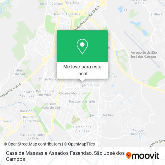 Casa de Massas e Assados Fazendao mapa