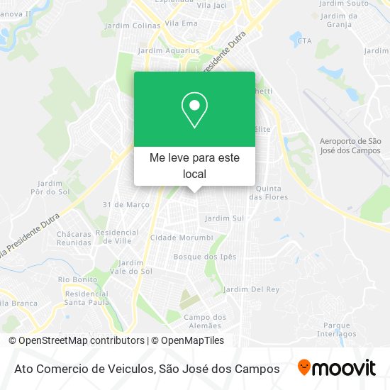 Ato Comercio de Veiculos mapa