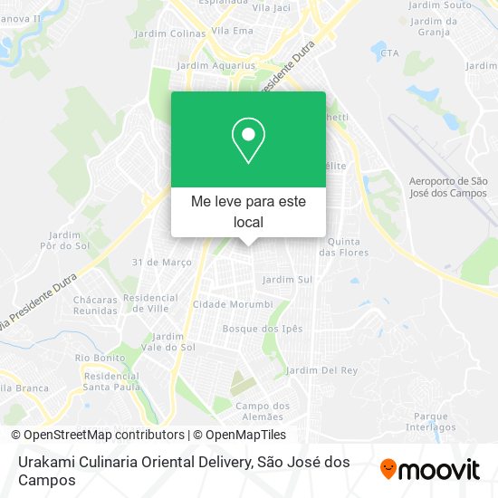 Urakami Culinaria Oriental Delivery mapa