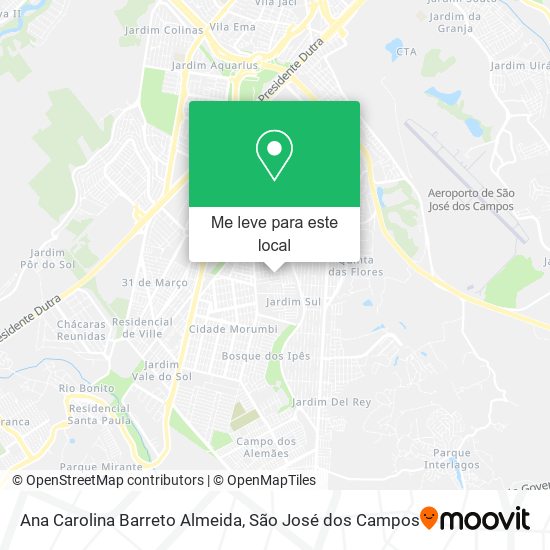 Ana Carolina Barreto Almeida mapa