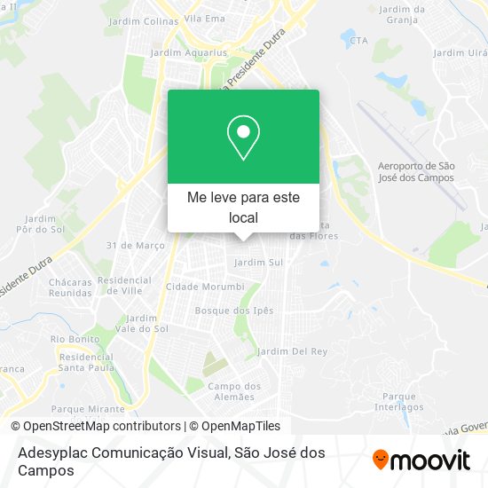 Adesyplac Comunicação Visual mapa