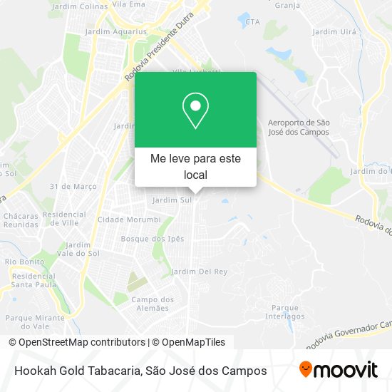 Hookah Gold Tabacaria mapa