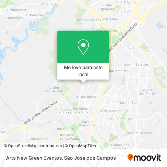 Arts New Green Eventos mapa
