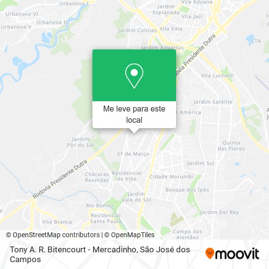 Tony A. R. Bitencourt - Mercadinho mapa