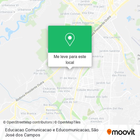 Educacao Comunicacao e Educomunicacao mapa