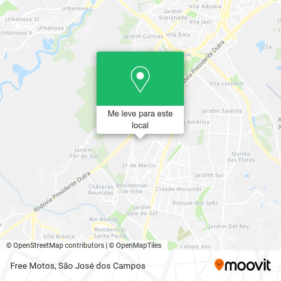 Free Motos mapa