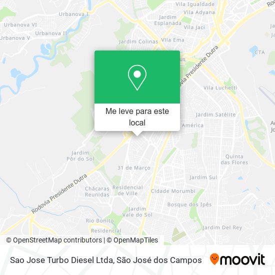 Sao Jose Turbo Diesel Ltda mapa