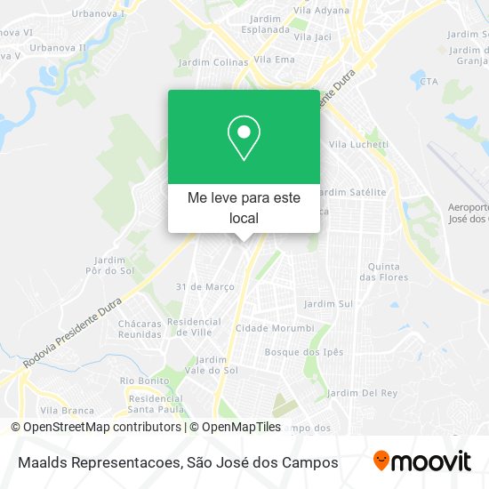 Maalds Representacoes mapa