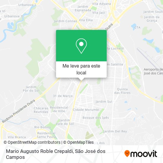 Mario Augusto Roble Crepaldi mapa