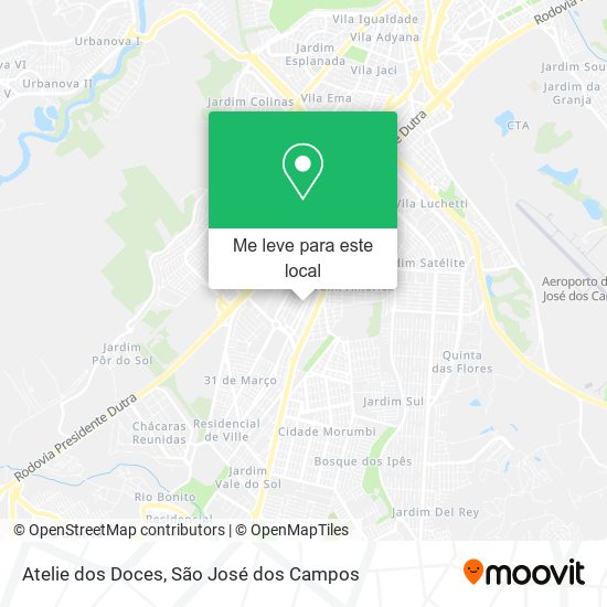 Atelie dos Doces mapa