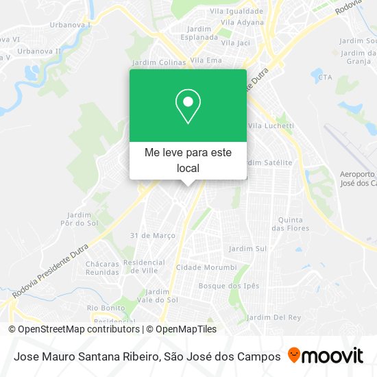 Jose Mauro Santana Ribeiro mapa