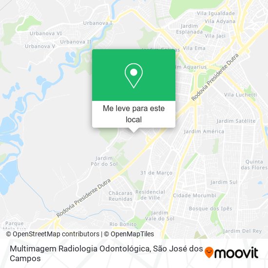 Multimagem Radiologia Odontológica mapa