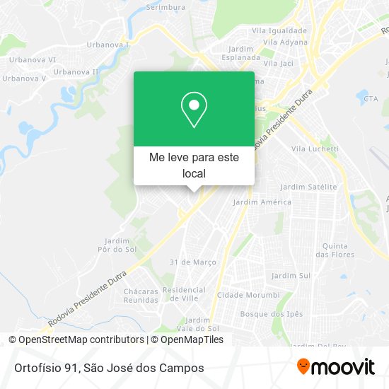 Ortofísio 91 mapa