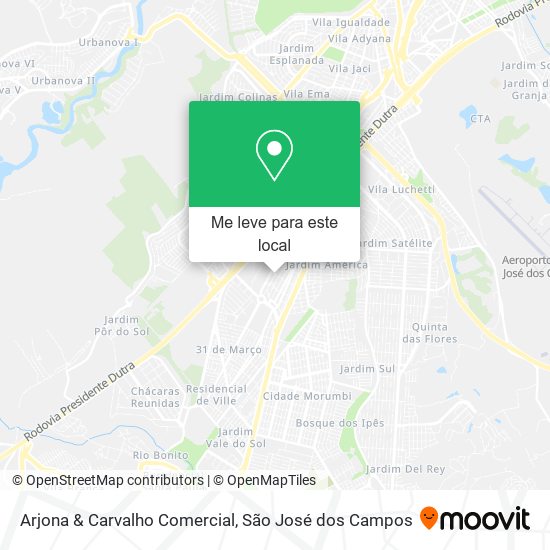 Arjona & Carvalho Comercial mapa