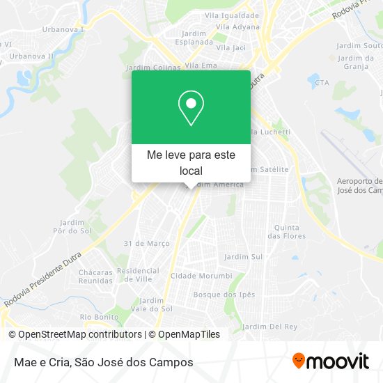 Mae e Cria mapa