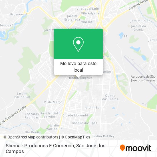 Shema - Producoes E Comercio mapa