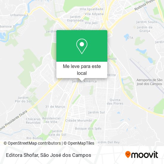 Editora Shofar mapa