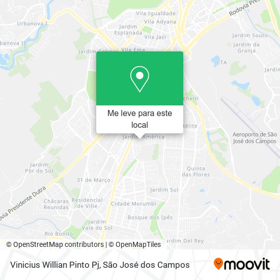 Vinicius Willian Pinto Pj mapa