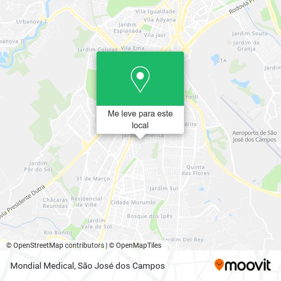 Mondial Medical mapa