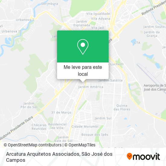 Arcatura Arquitetos Associados mapa