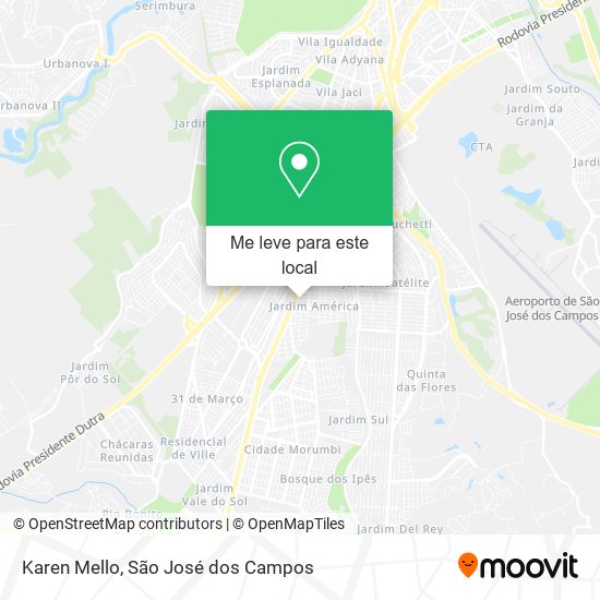 Karen Mello mapa