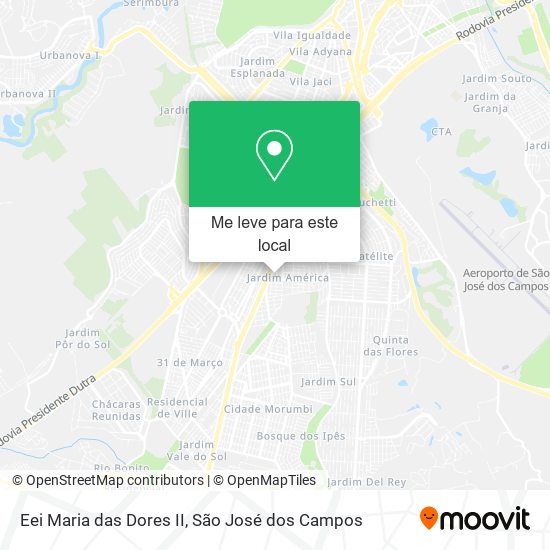 Eei Maria das Dores II mapa
