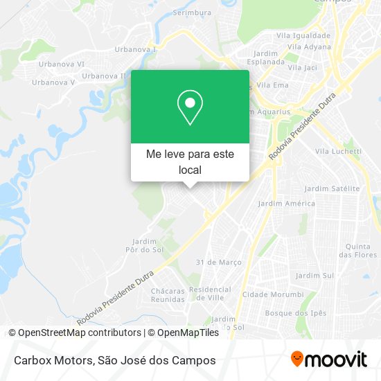 Carbox Motors mapa