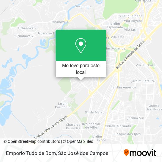 Emporio Tudo de Bom mapa