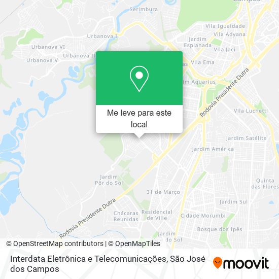 Interdata Eletrônica e Telecomunicações mapa