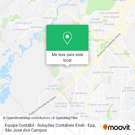 Equipe Contábil - Soluções Contábeis Eireli - Epp mapa