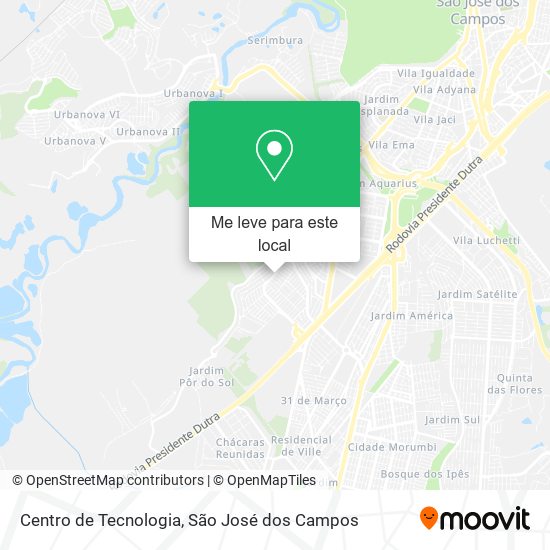 Centro de Tecnologia mapa