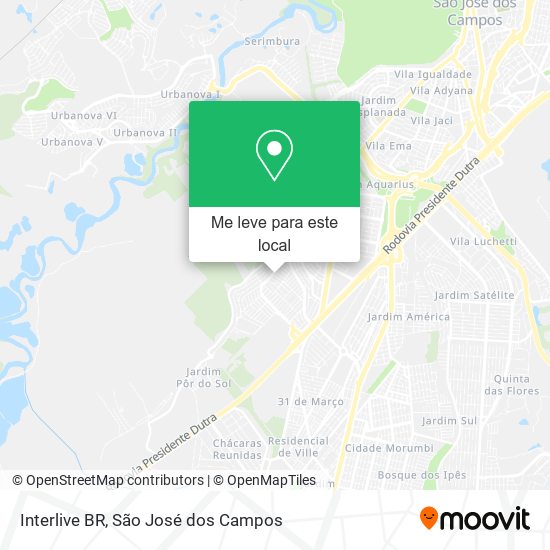 Interlive BR mapa