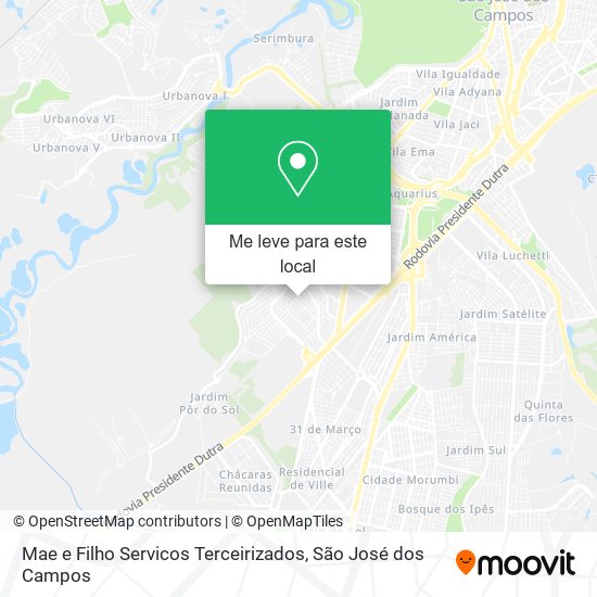 Mae e Filho Servicos Terceirizados mapa