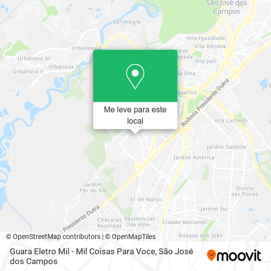 Guara Eletro Mil - Mil Coisas Para Voce mapa