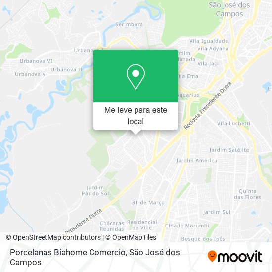 Porcelanas Biahome Comercio mapa