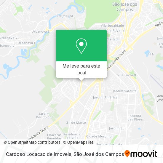 Cardoso Locacao de Imoveis mapa