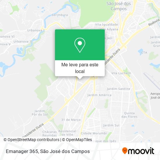 Emanager 365 mapa