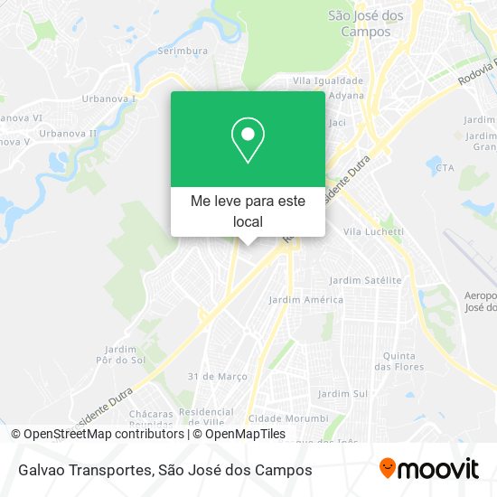 Galvao Transportes mapa