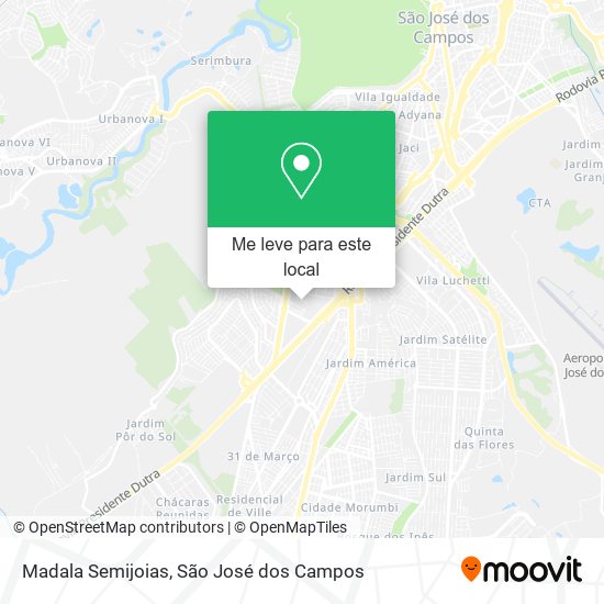 Madala Semijoias mapa
