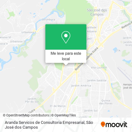 Aranda Servicos de Consultoria Empresarial mapa
