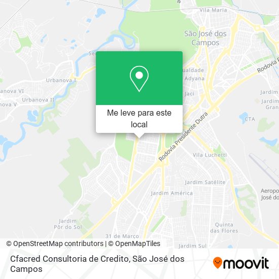 Cfacred Consultoria de Credito mapa