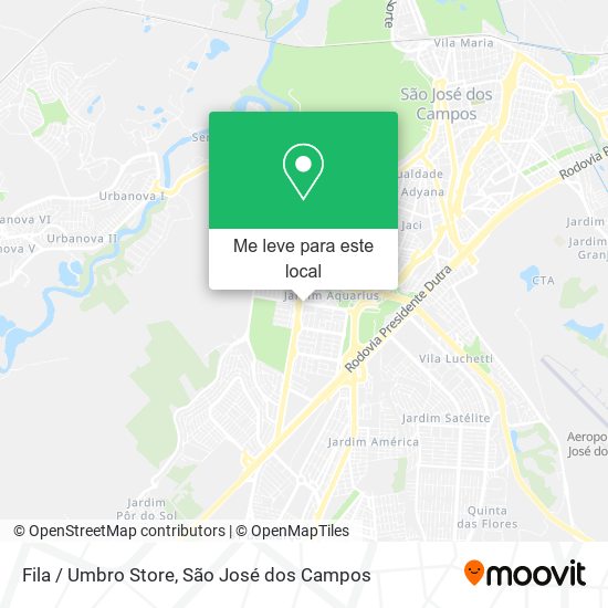 Fila / Umbro Store mapa