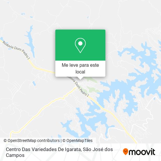 Centro Das Variedades De Igarata mapa