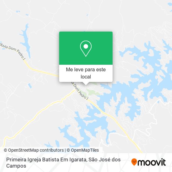 Primeira Igreja Batista Em Igarata mapa