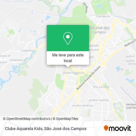 Clube Aquarela Kids mapa