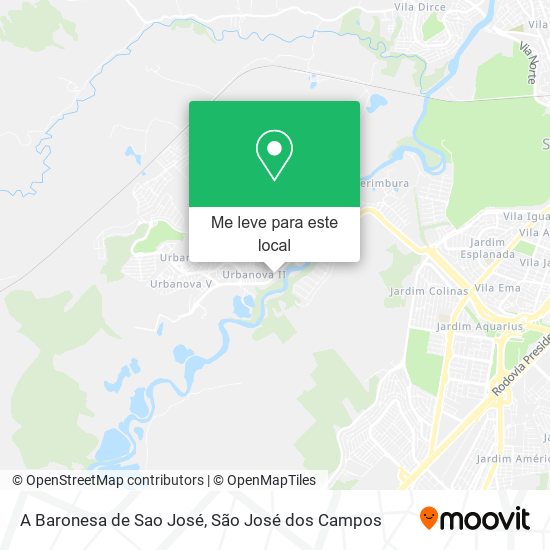 A Baronesa de Sao José mapa