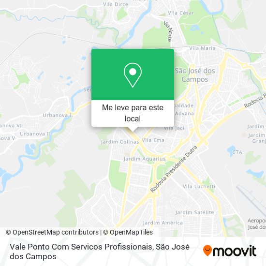 Vale Ponto Com Servicos Profissionais mapa