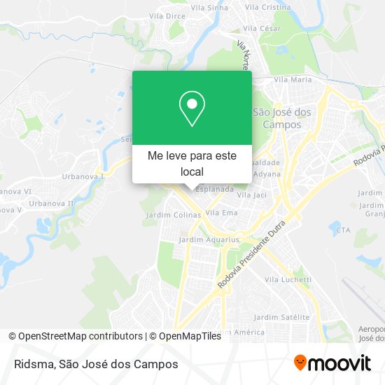 Ridsma mapa
