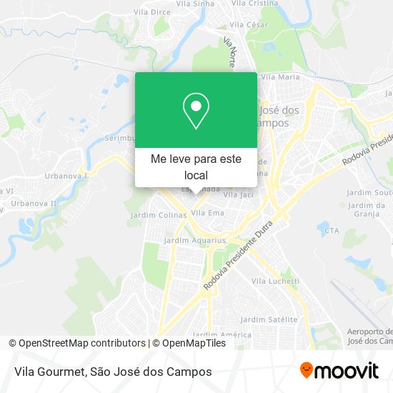 Vila Gourmet mapa